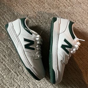 New Balance 480 Green & White Sneakers